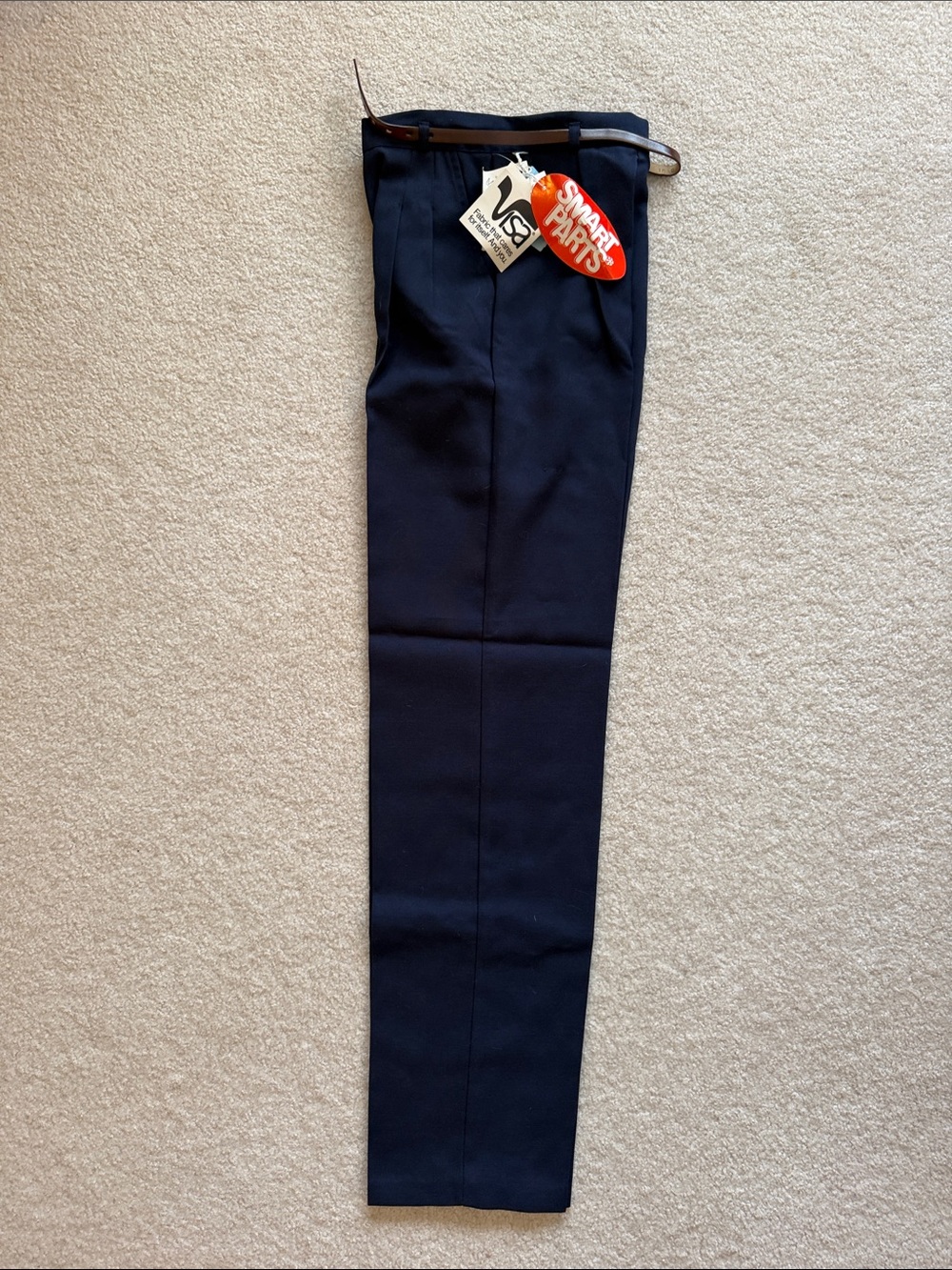 Women’s Navy Dress Vintage Smart Pants - Trevira